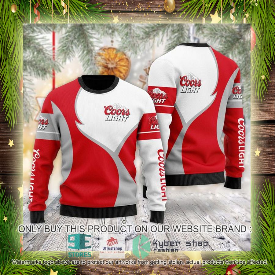 NEW Coors Light Christmas Ugly Sweater 4 coors light ugly christmas sweater 4 11554