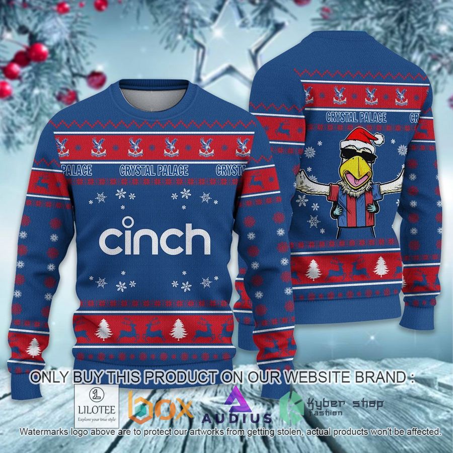 Crystal Palace F.C Ugly Christmas Sweater 4 crystal palace f c ugly christmas sweater 4 56927
