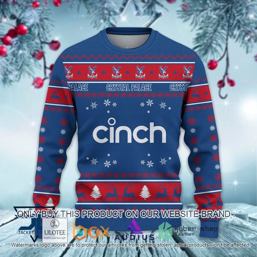 Crystal Palace F.C Ugly Christmas Sweater 5 crystal palace f c ugly christmas sweater 5 14449