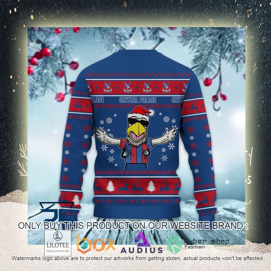 Crystal Palace F.C Ugly Christmas Sweater 8 crystal palace f c ugly christmas sweater 8 12552