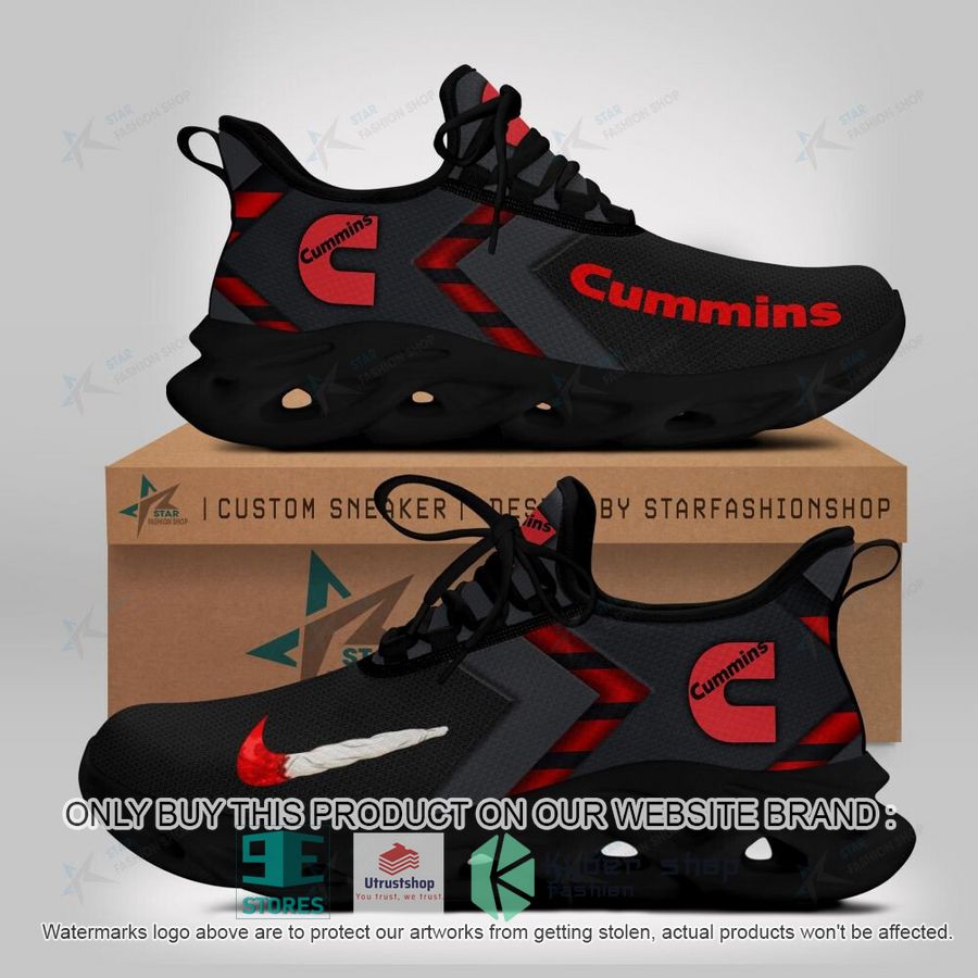 NEW Cummins Logo Nike Max Soul Sneaker 14 cummins nike max soul shoes 1 14212
