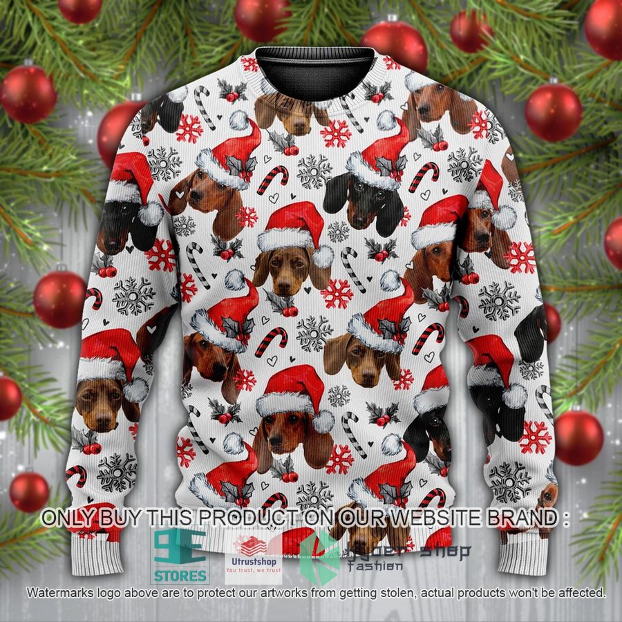 dachshunds christmas ugly christmas sweater 1 97285