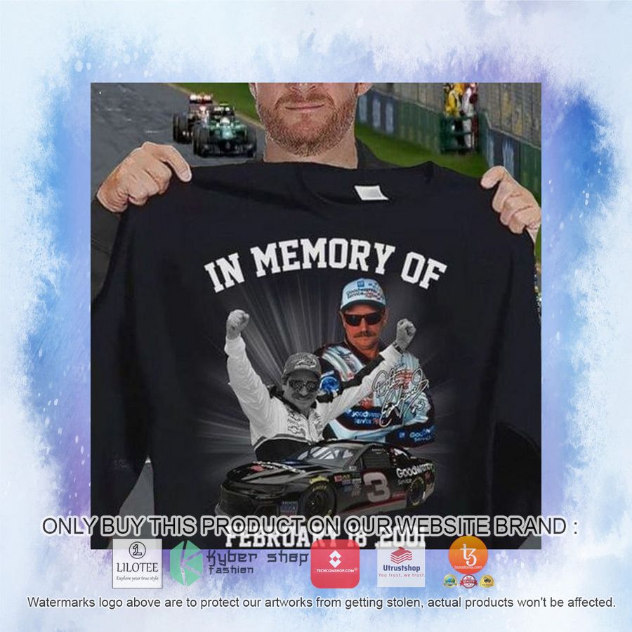 HOT Dale Earnhardt In Memory Of February 18 2001 2D Hoodie, Shirt 3 dale earnhardt in memory of february 18 2001 2d shirt hoodie 2 69216