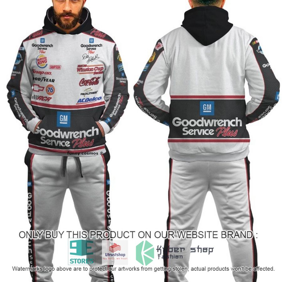 NEW Dale Earnhardt Nascar white Sweatpants, Hoodie 1 dale earnhardt nascar white hoodie pants 1 15913
