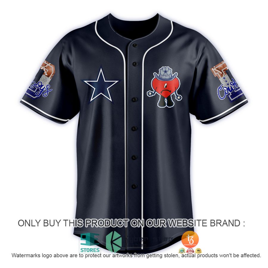 HOT Dallas Cowboy Bad Bunny Baseball Jersey 2 dallas cowboy bad bunny baseball jersey 2 47581