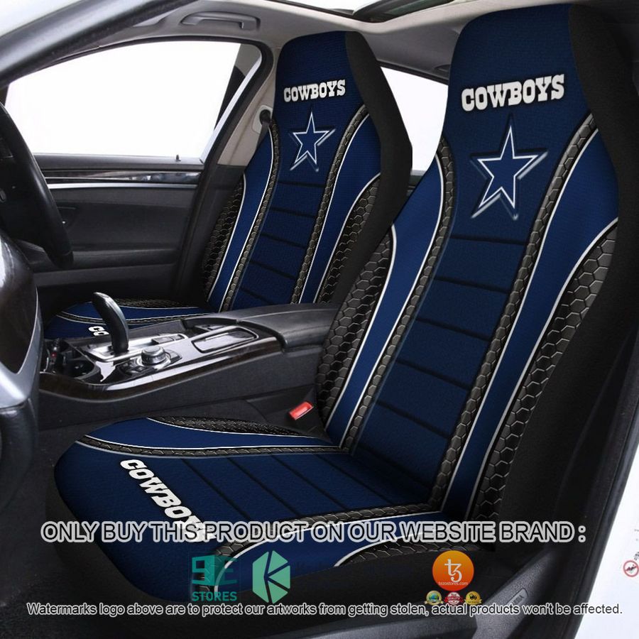 dallas cowboys navy blue black car seat covers 1 7246
