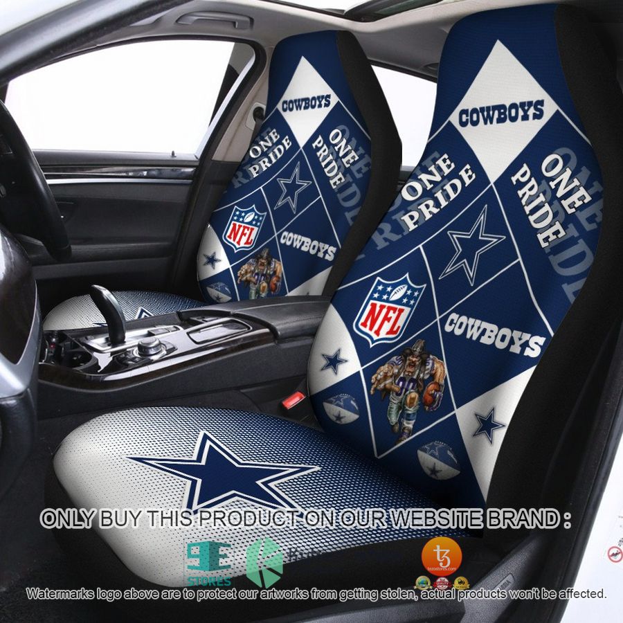 dallas cowboys one pride car seat covers 1 57730