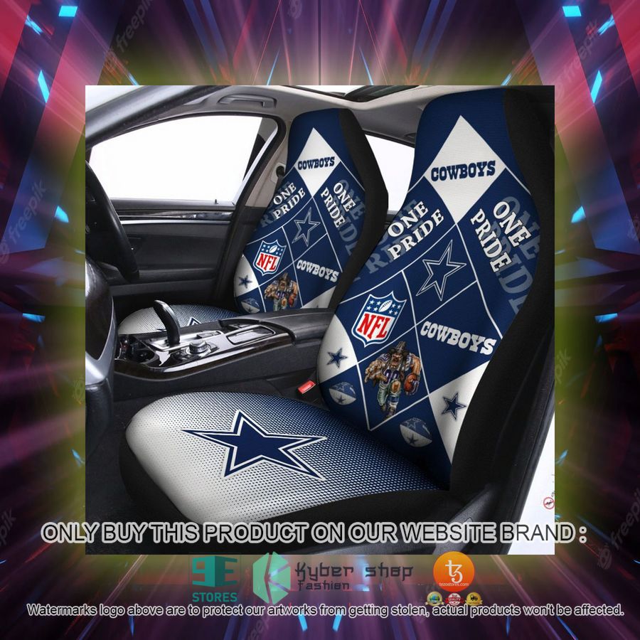 dallas cowboys one pride car seat covers 2 92631