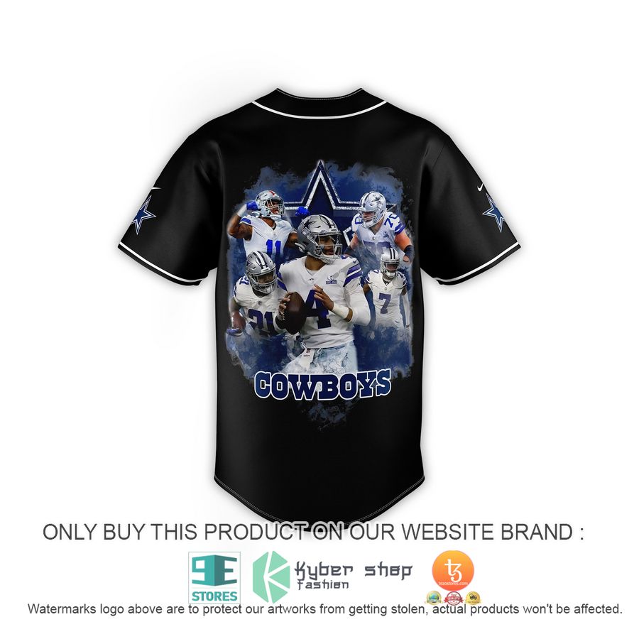 HOT Dallas Cowboys Players Black Baseball Jersey 3 dallas cowboys players black baseball jersey 3 96256