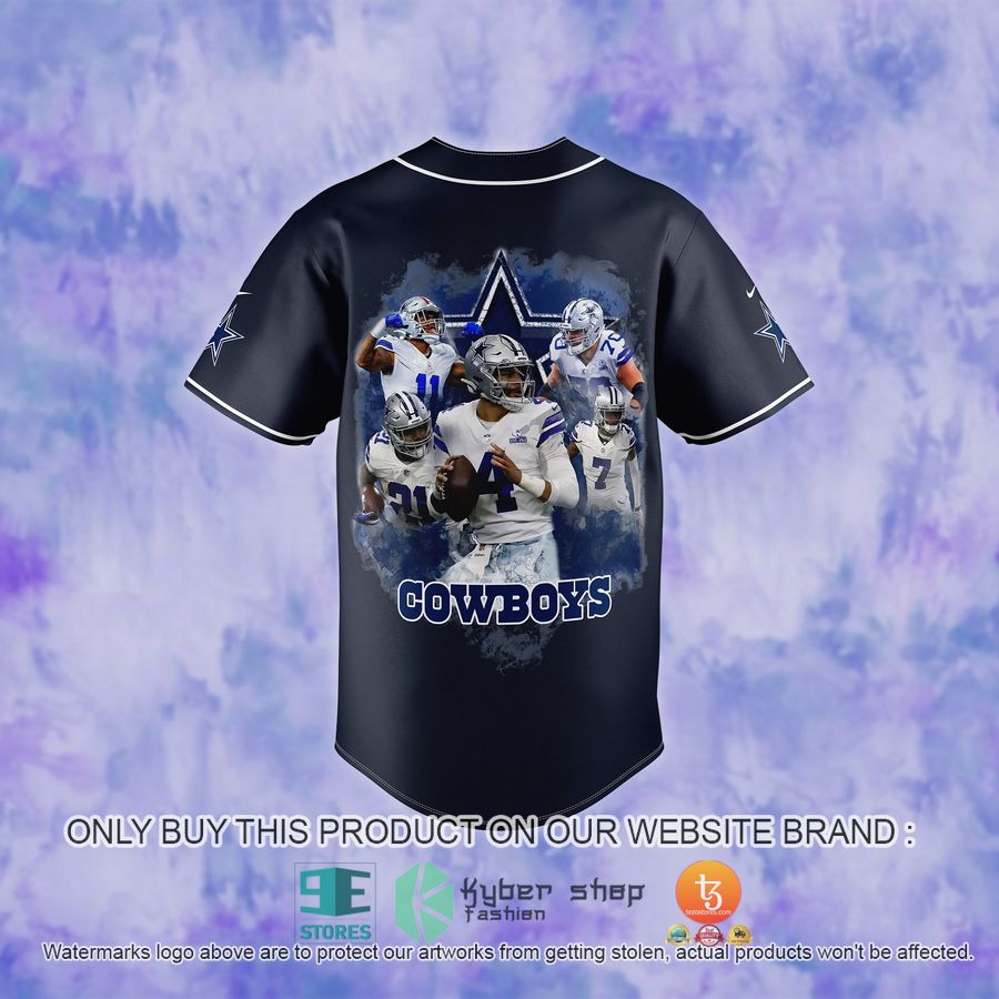 HOT Dallas Cowboys Players Navy Baseball Jersey 3 dallas cowboys players navy baseball jersey 3 61725