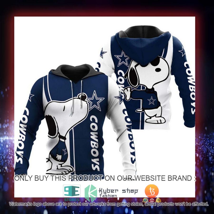 HOT Dallas Cowboys Snoopy 3D Over Printed Hoodie 4 dallas cowboys snoopy hoodie 4 2298