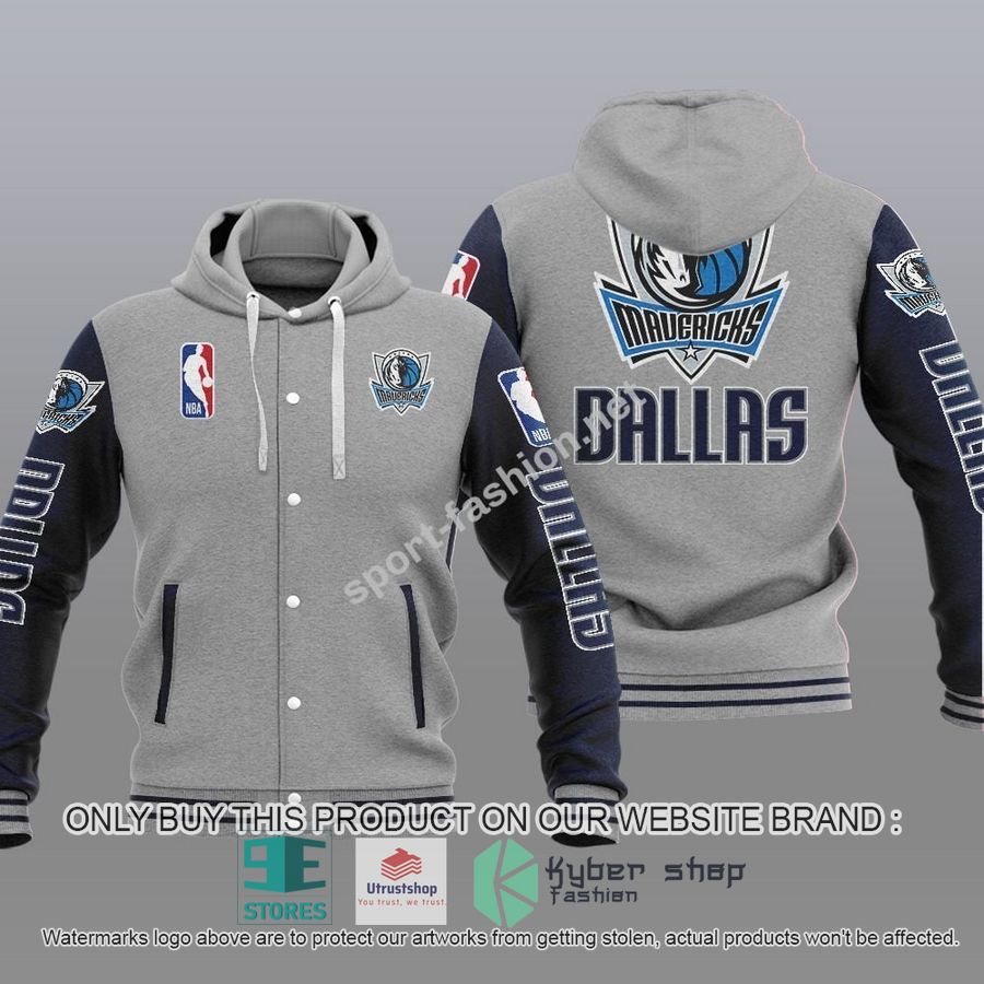dallas mavericks nba baseball hoodie jacket 2 43307
