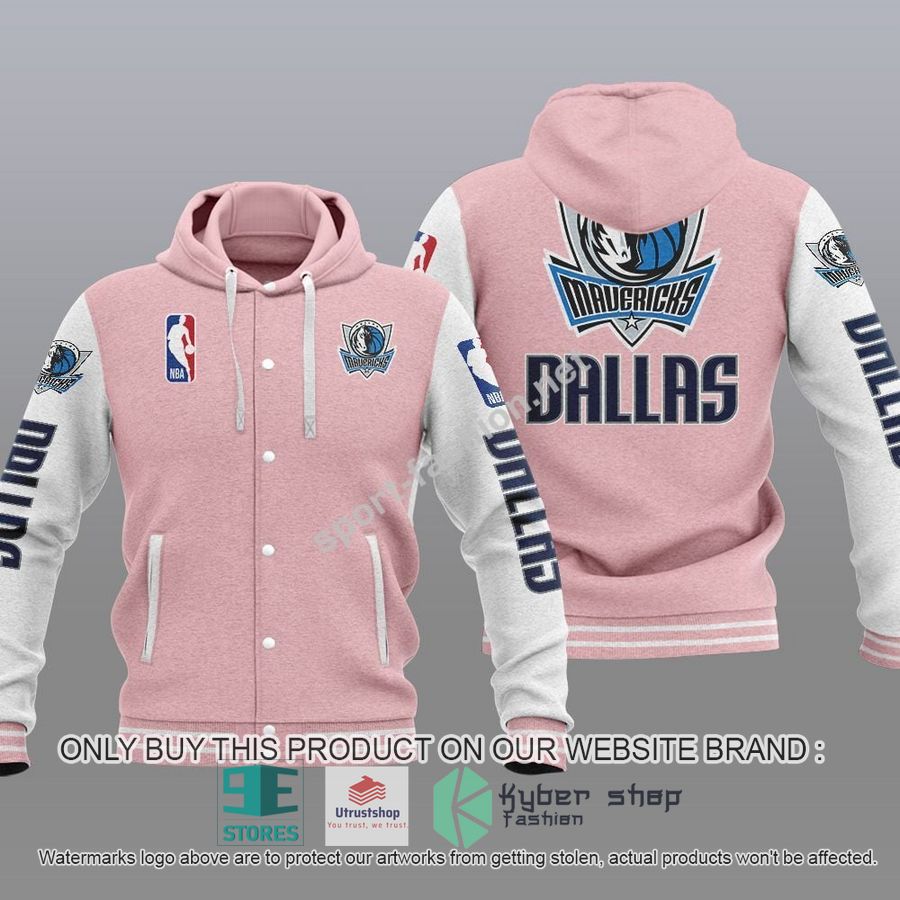 NEW Dallas Mavericks Varsity Hoodie Jacket 4 dallas mavericks nba baseball hoodie jacket 4 18897