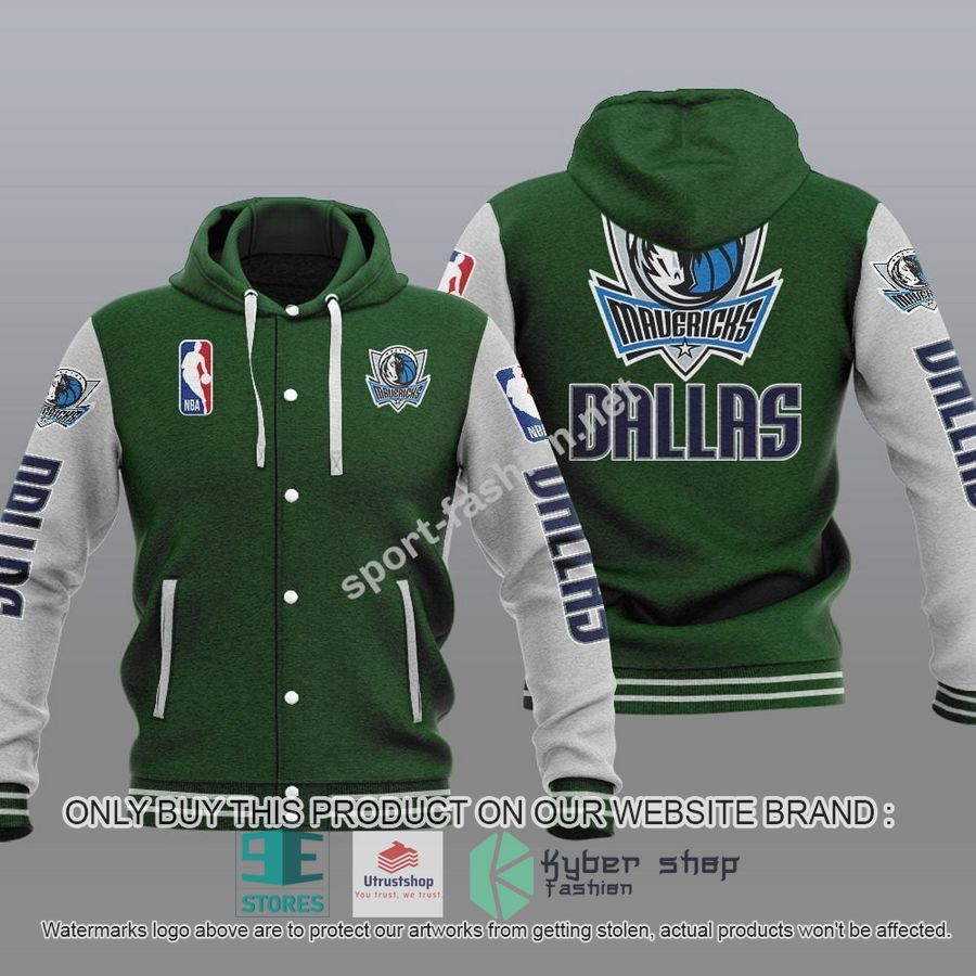 NEW Dallas Mavericks Varsity Hoodie Jacket 5 dallas mavericks nba baseball hoodie jacket 5 3670