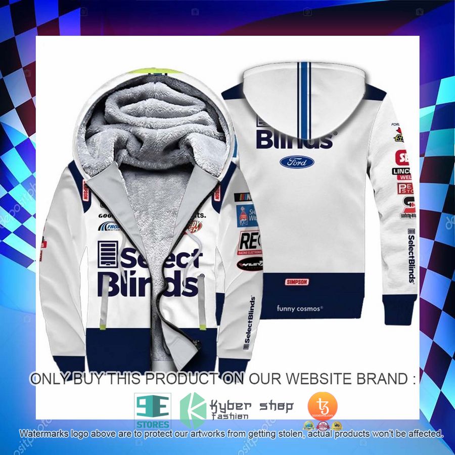 HOT David Ragan Nascar 2022 Racing Fleece Zipper Hoodie 4 david ragan nascar 2022 racing fleece hoodie 4 85961
