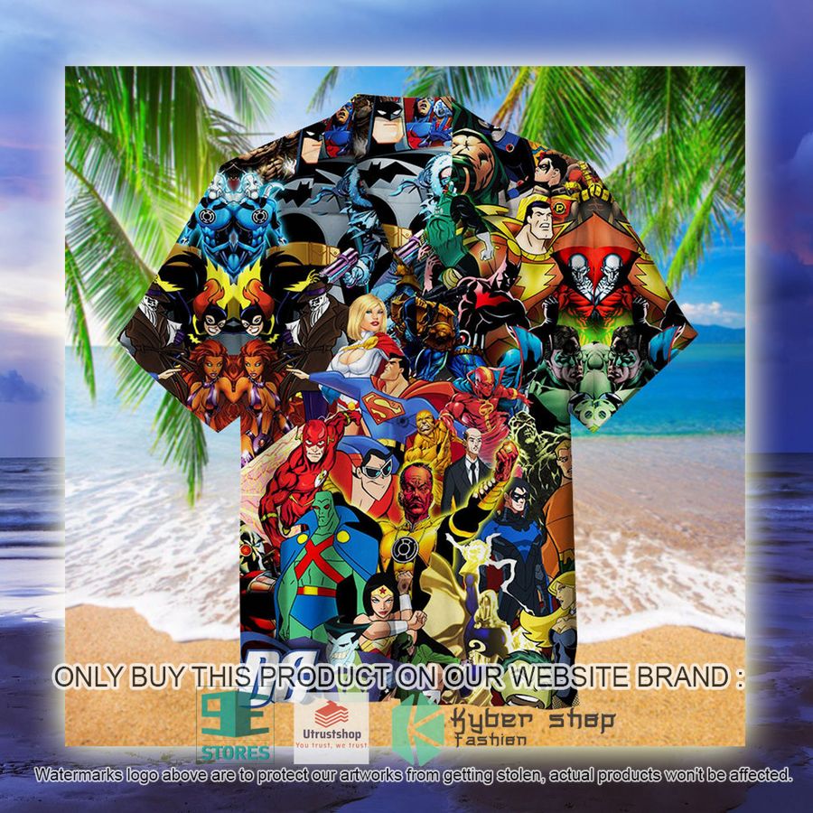NEW DC Comics Character Collage Art Hawaii Shirt 3 dc comics character collage art hawaiian shirt 3 62129