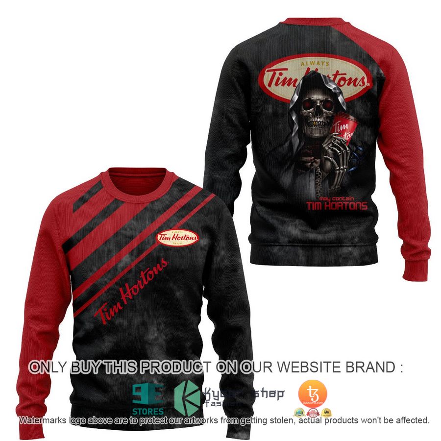 HOT Death God May Contain Tim Hortons 3D Shirt, Hoodie 3 death god may contain tim hortons 3d shirt hoodie 3 54943