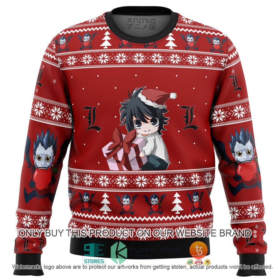 death note chibi l knitted wool sweater 1 37181