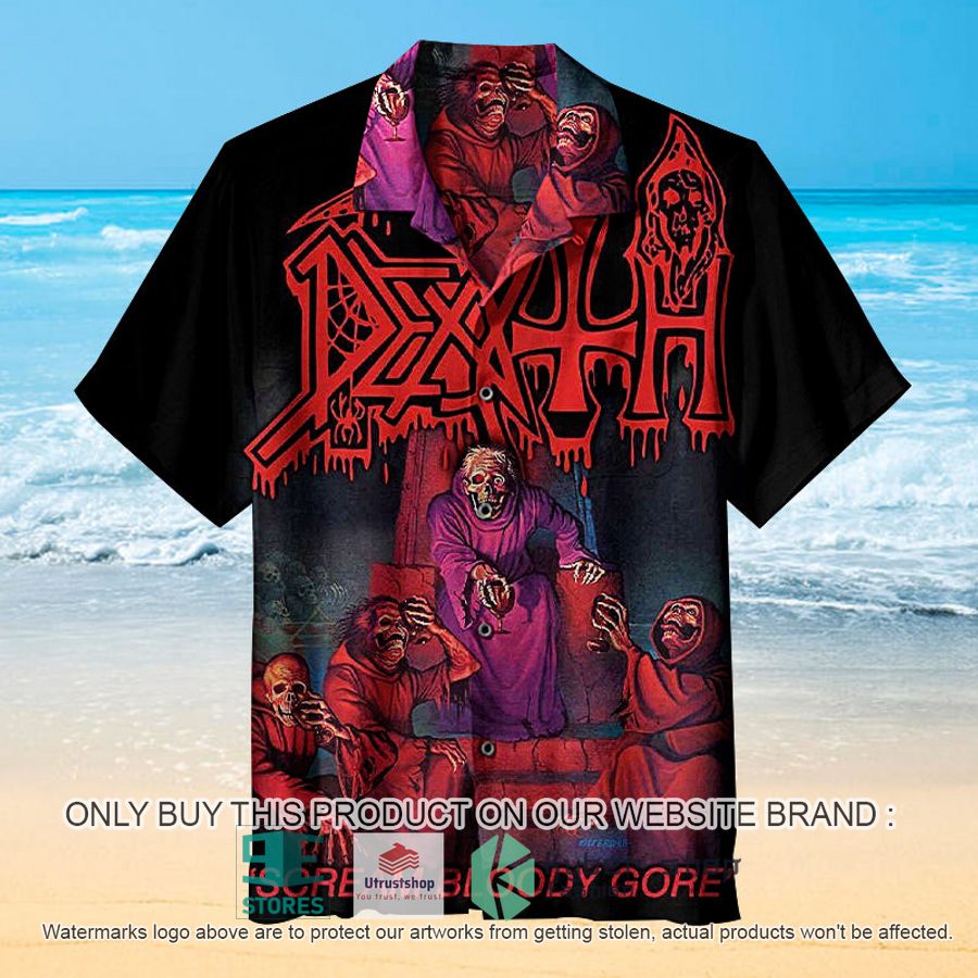 death scream bloody gore hawaiian shirt 1 5813