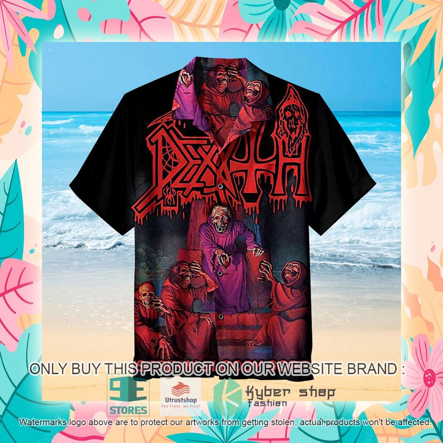 NEW Death - Scream Bloody Gore Hawaii Shirt 4 death scream bloody gore hawaiian shirt 4 30470