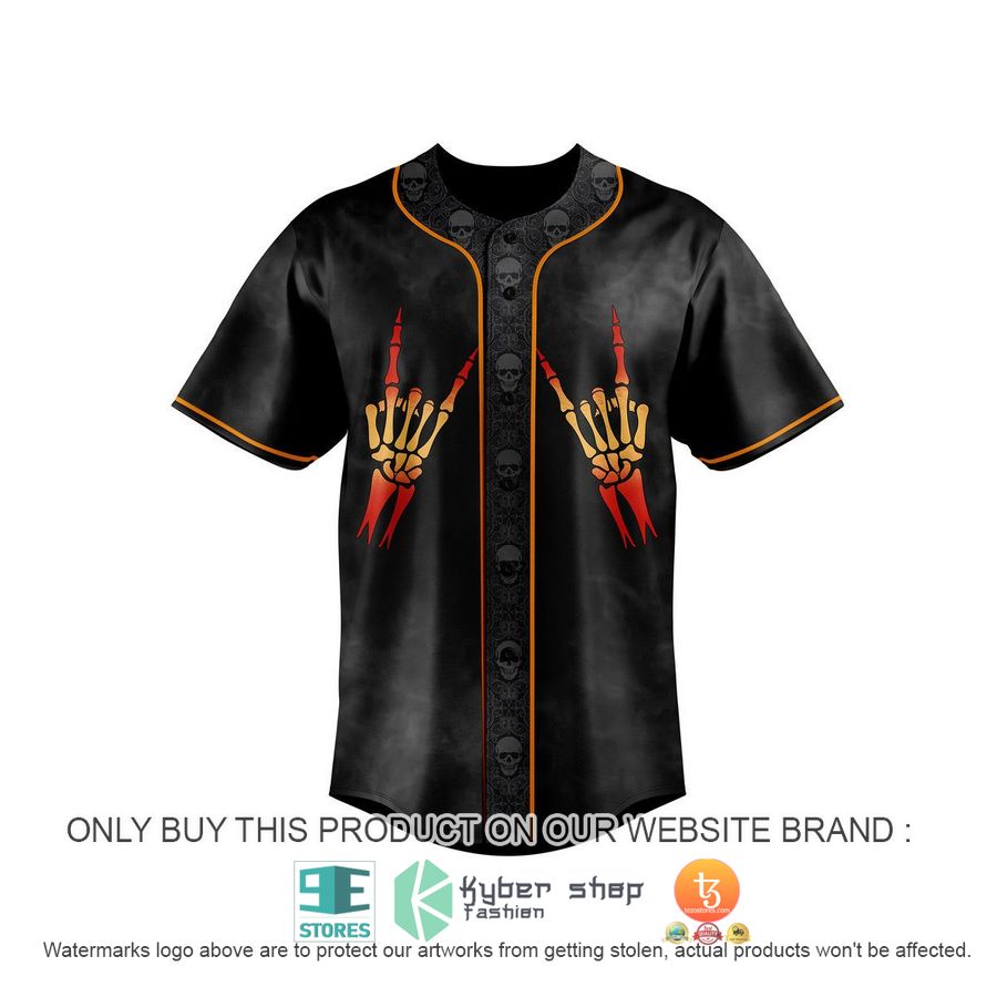 def leppard motley crue tour skull baseball jersey 1 43359