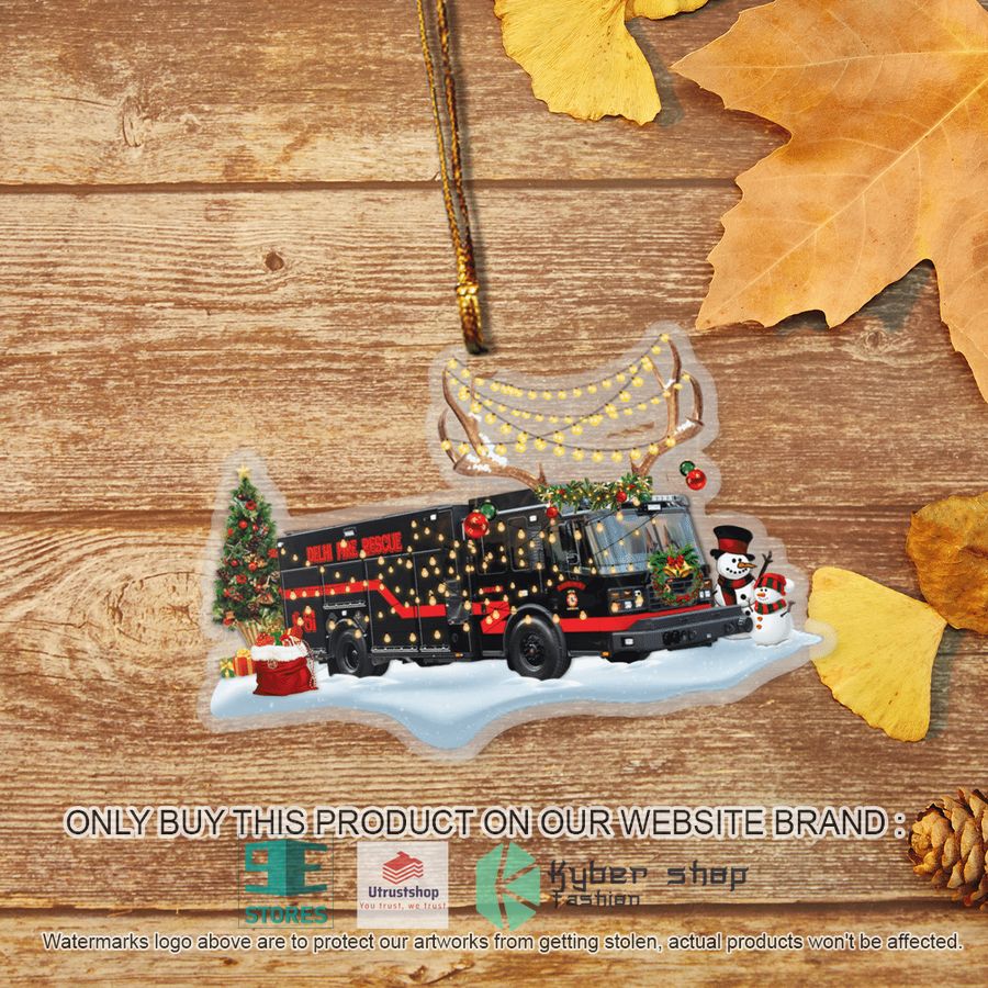 delhi fire department christmas ornament 2 19542