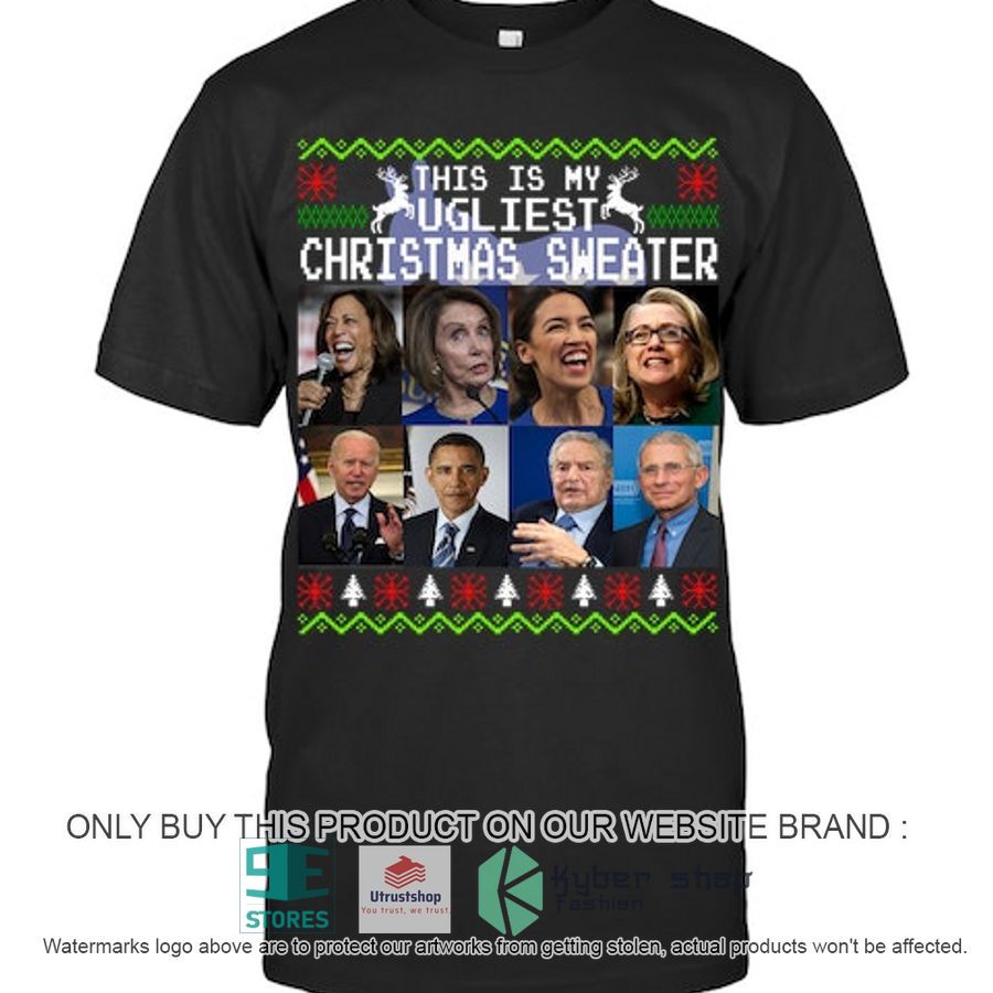 NEW Democratic Party Usa This Is My Ugliest Christmas Sweater Hoodie, Shirt 5 democratic party usa this is my ugliest christmas sweater 2d shirt hoodie 5 3139