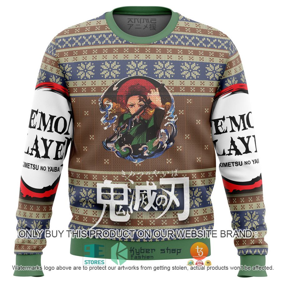 demon slayer alt knitted wool sweater 1 41199