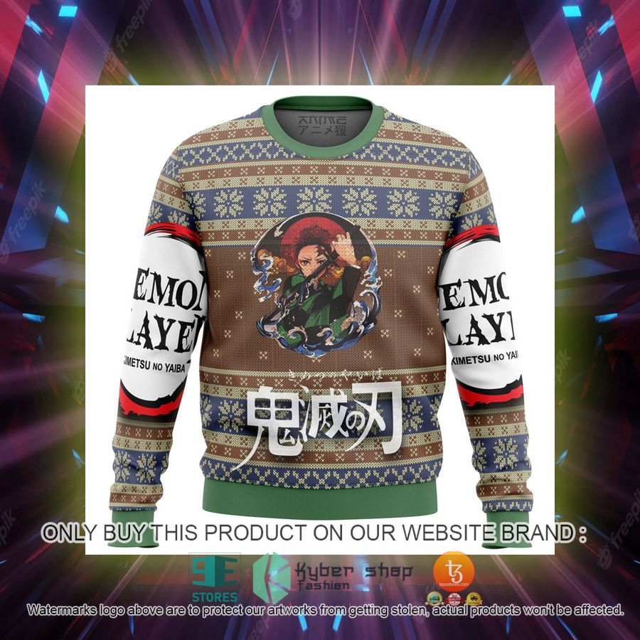 demon slayer alt knitted wool sweater 2 66533