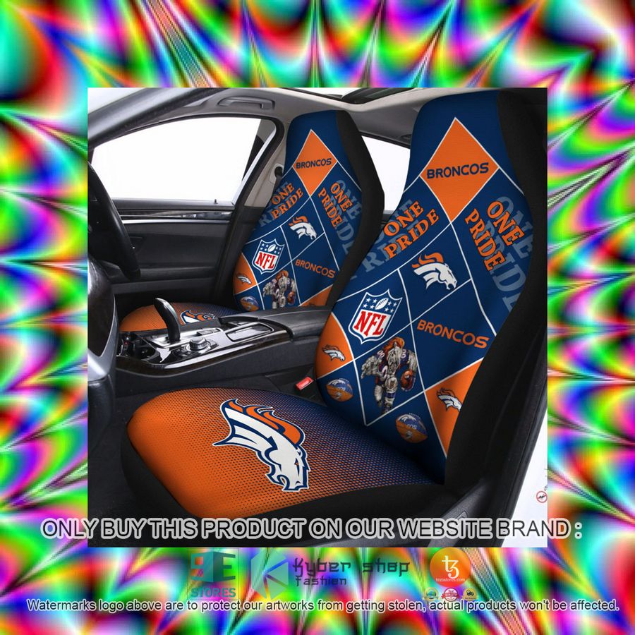 HOT Denver Broncos One Pride Car Seat Covers 3 denver broncos one pride car seat covers 3 18879