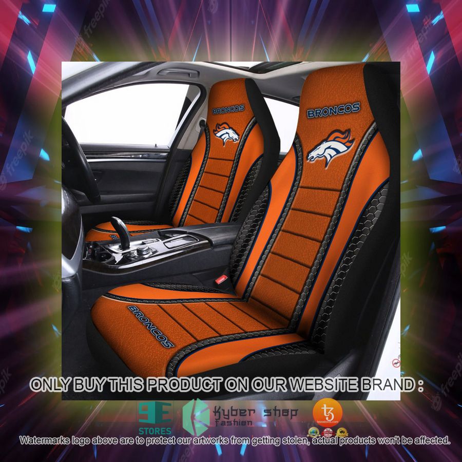 denver broncos orange car seat covers 2 4246