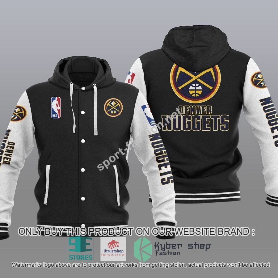 denver nuggets nba baseball hoodie jacket 1 33796