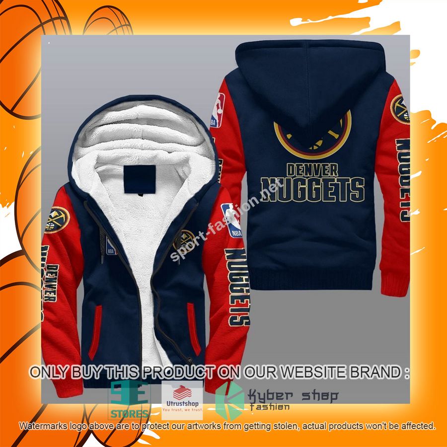 NEW Denver Nuggets 3D Fleece Hoodie 12 denver nuggets nba fleece hoodie 12 57491