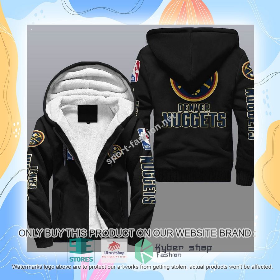 NEW Denver Nuggets 3D Fleece Hoodie 5 denver nuggets nba fleece hoodie 5 5963