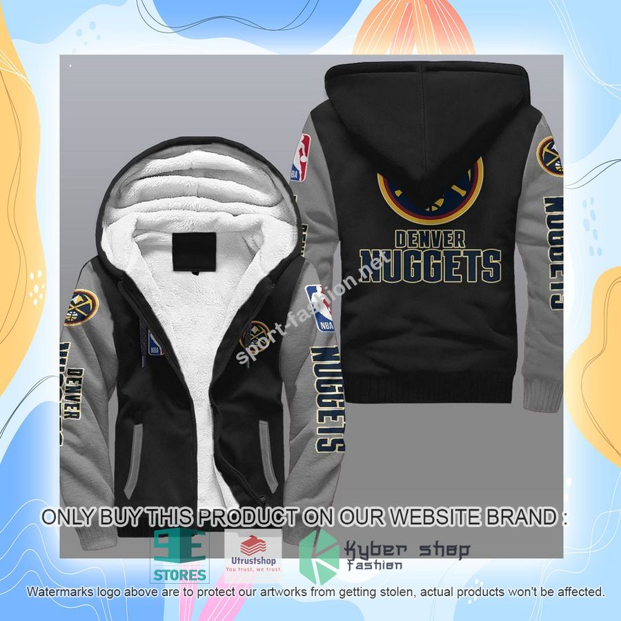 NEW Denver Nuggets 3D Fleece Hoodie 6 denver nuggets nba fleece hoodie 6 63694