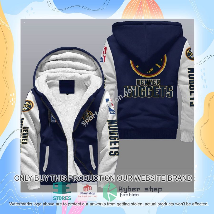 NEW Denver Nuggets 3D Fleece Hoodie 7 denver nuggets nba fleece hoodie 7 1568
