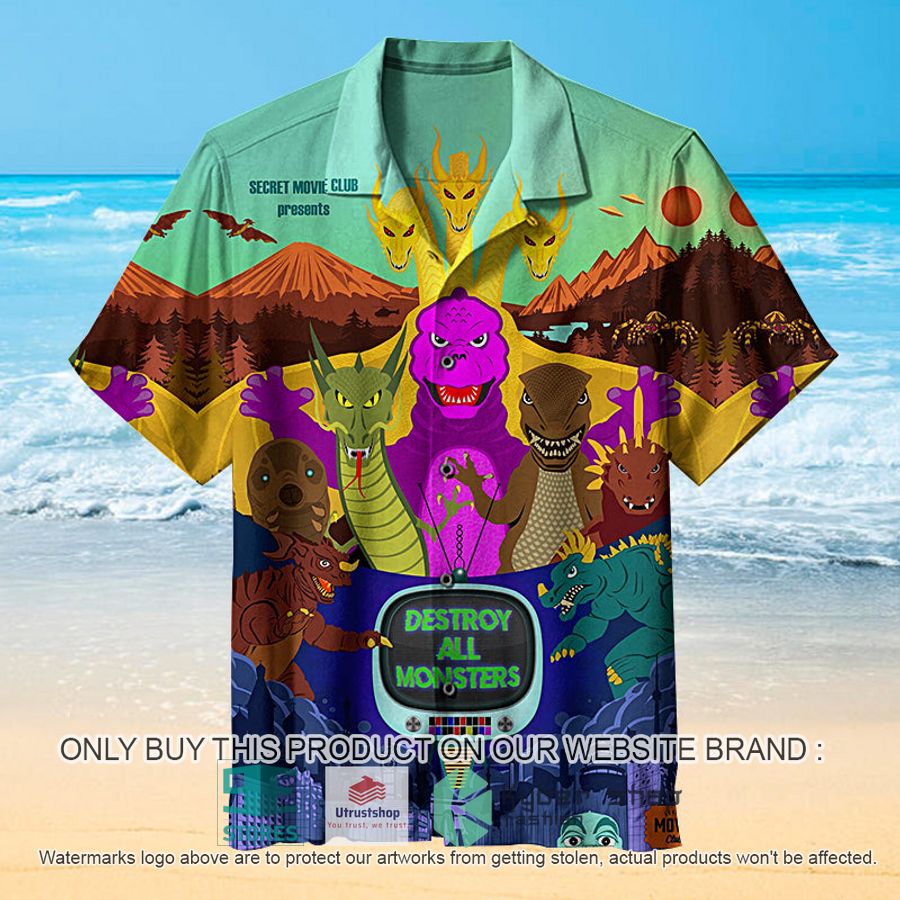 destroy all monsters hawaiian shirt 1 1078