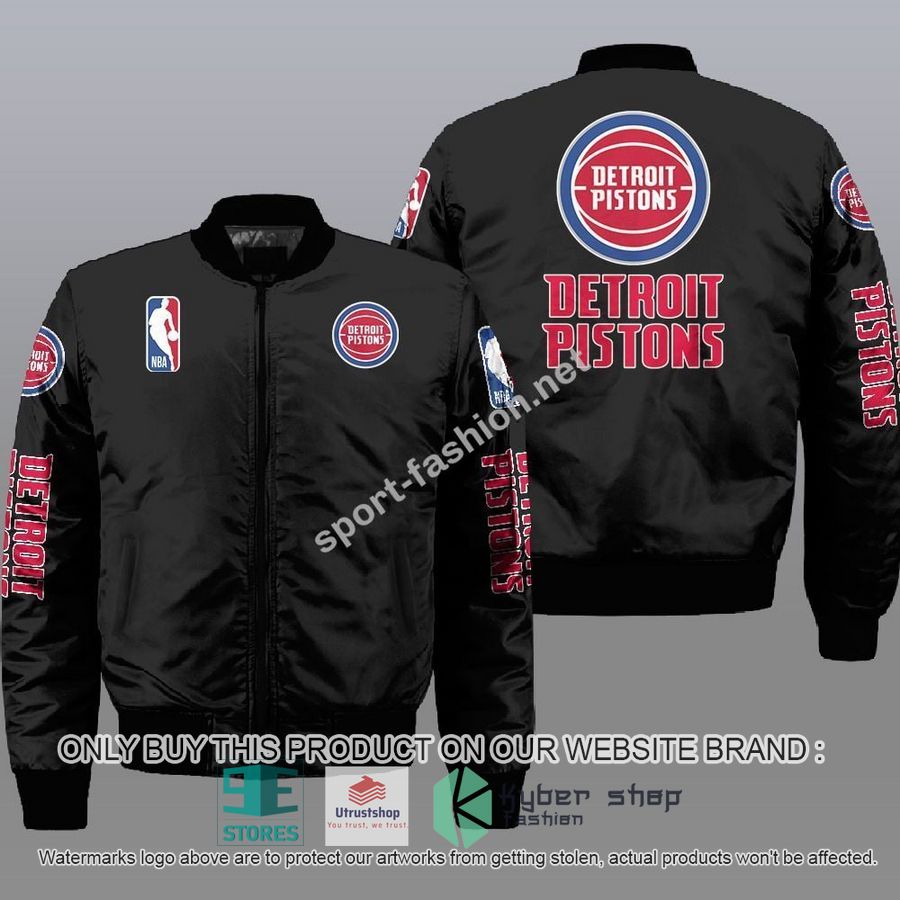 detroit pistons nba bomber jacket 1 32522
