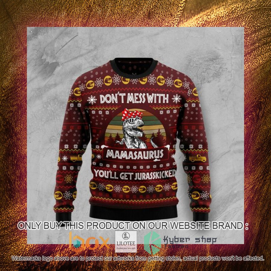 Dinosaur Mom Ugly Christmas Sweatshirt 4 dinosaur mom ugly christmas sweatshirt 4 22575