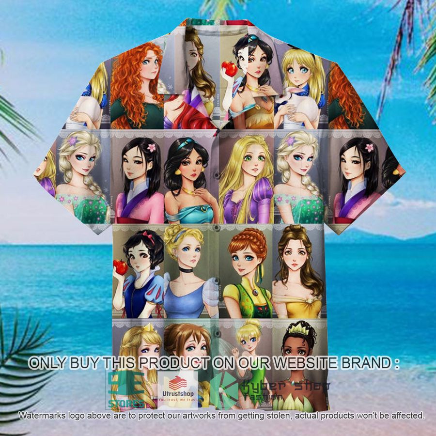 disney princess art hawaiian shirt 1 32571
