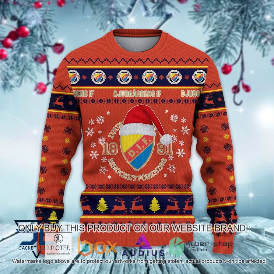 djurgardens if shl ugly christmas sweater 2 94207