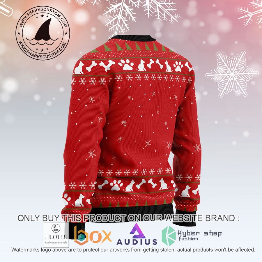 dogs make me happy ugly christmas sweater 2 13209