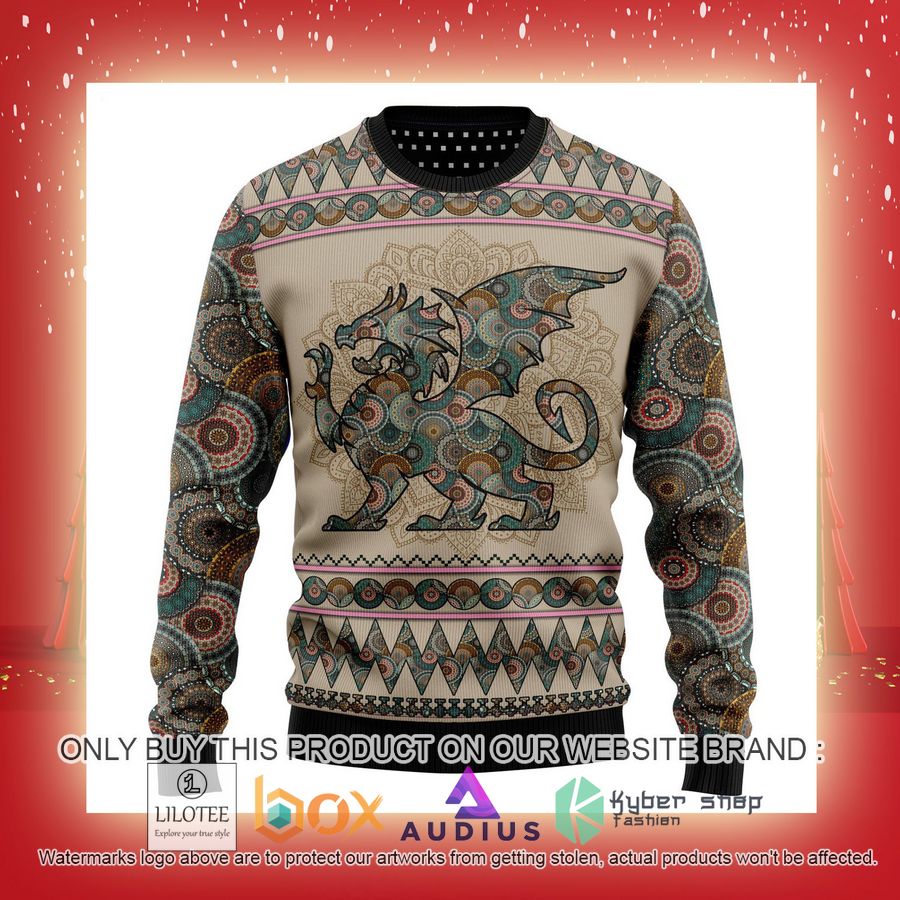 Dragon Mandal Ugly Christmas Sweater 12 dragon mandal ugly christmas sweater 12 49300