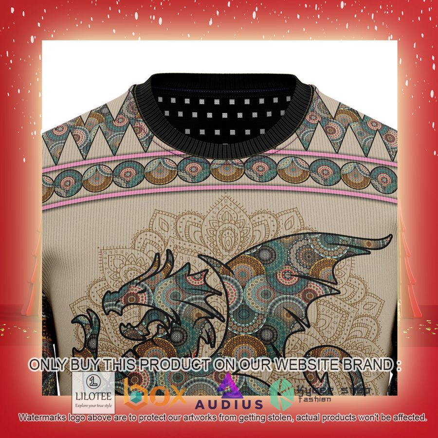 Dragon Mandal Ugly Christmas Sweater 13 dragon mandal ugly christmas sweater 13 65117