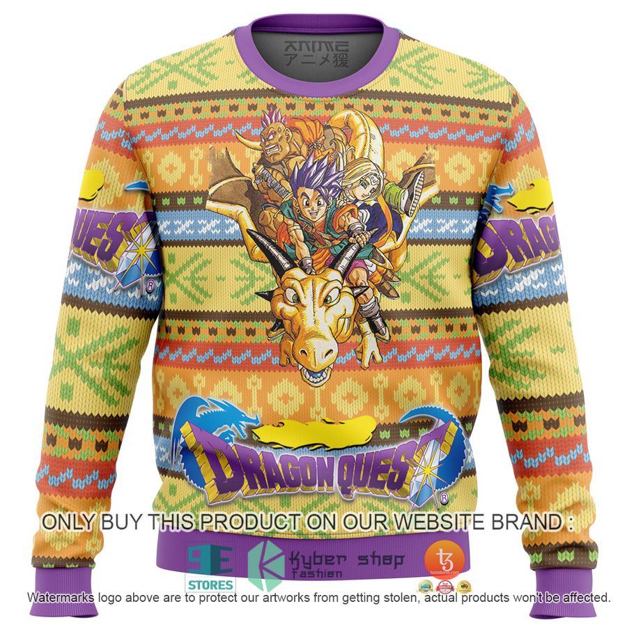 dragon quest alt knitted wool sweater 1 73249