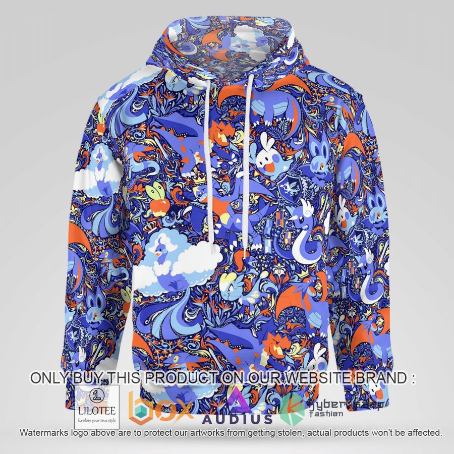 dragon seamless pattern 3d hoodie 1 3611
