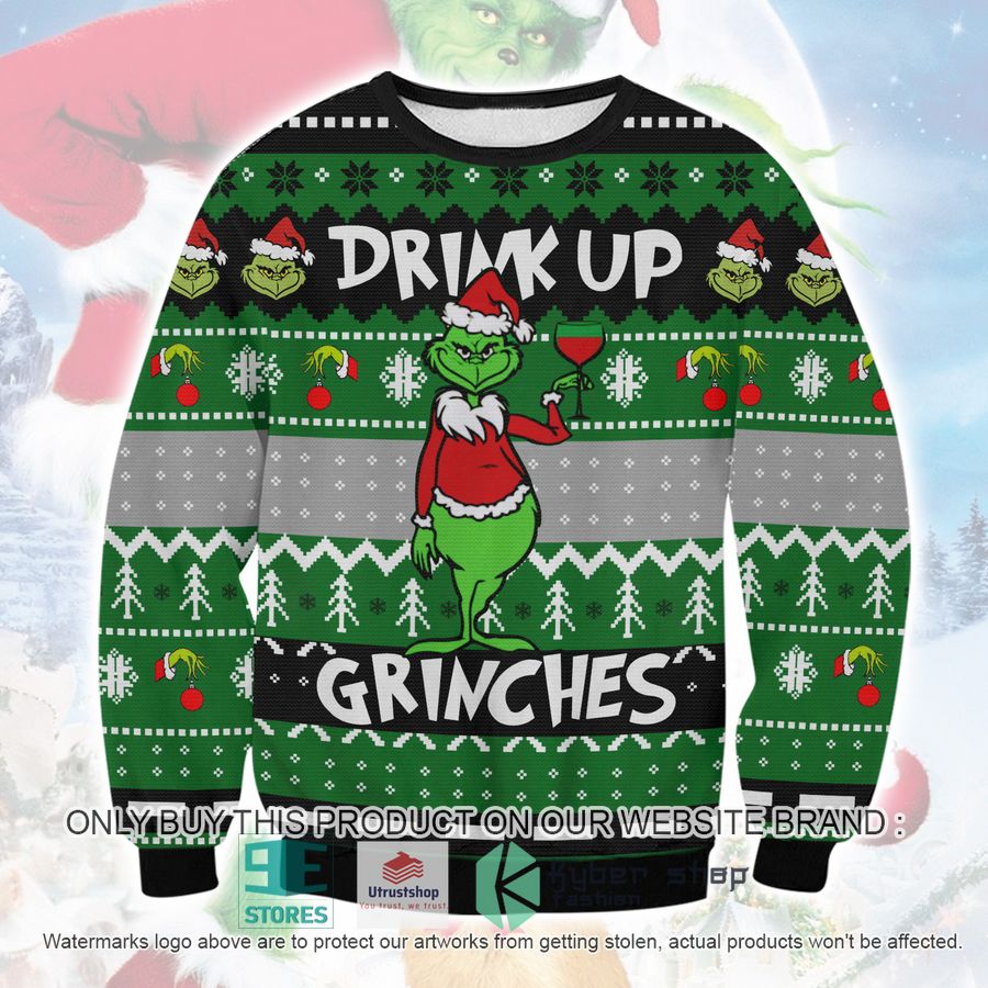 NEW Drink Up Grinches green Ugly Sweater 9 drink up grinches green ugly christmas sweater 1 63729