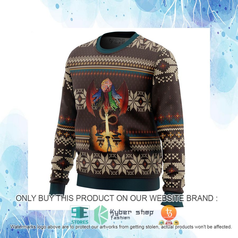 HOT Dungeons And Dragons Ugly Christmas Sweater 18 dungeons and dragons knitted wool sweater 18 45592