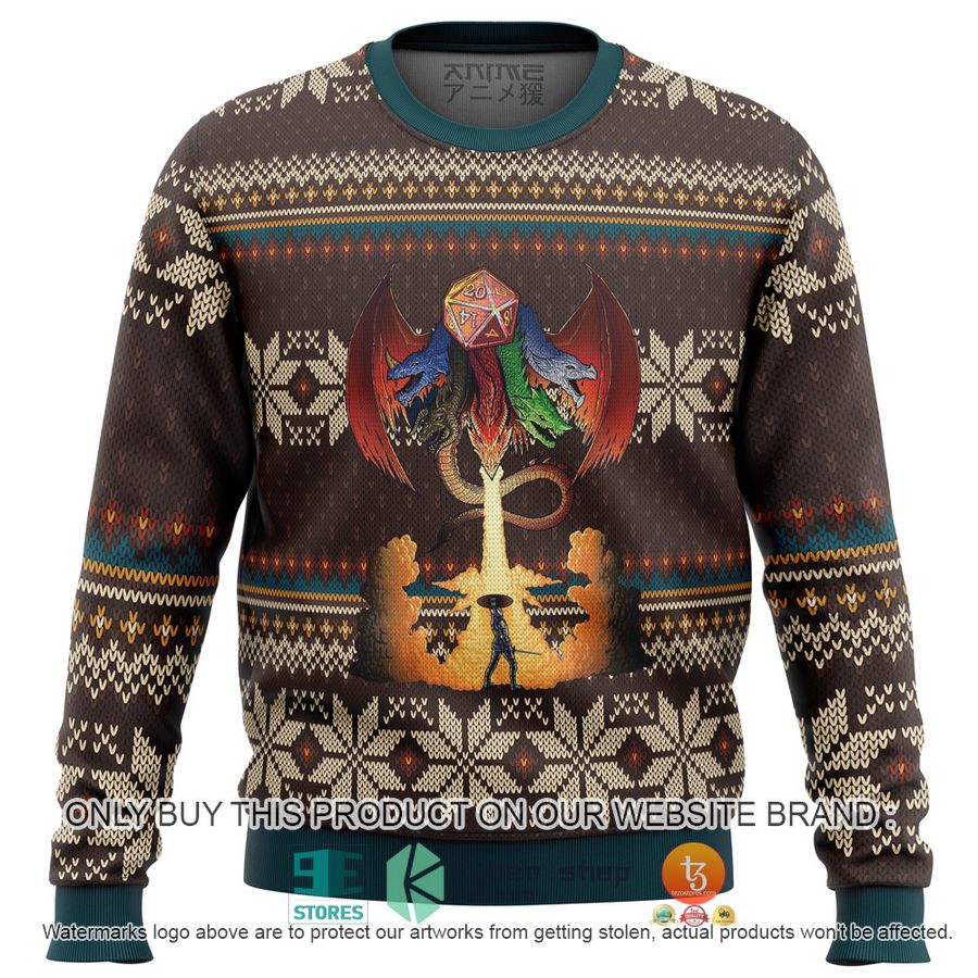 dungeons and dragons knitted wool sweater 2 39927