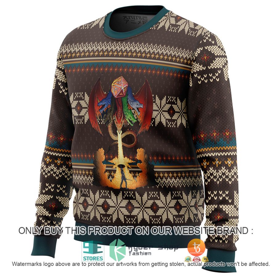 HOT Dungeons And Dragons Ugly Christmas Sweater 3 dungeons and dragons knitted wool sweater 3 99102